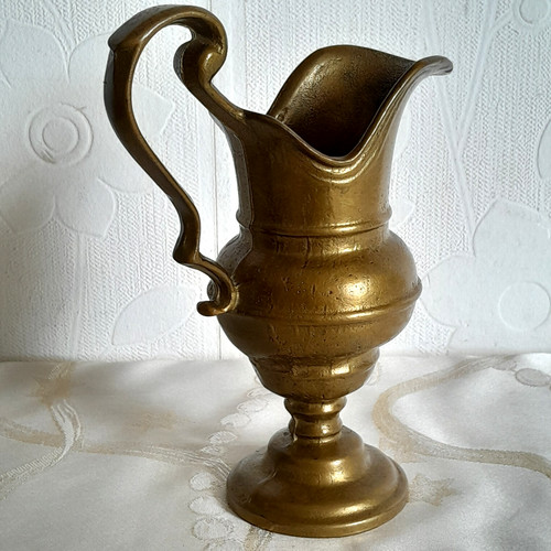 Kanne vintage massiv - vintage, messing