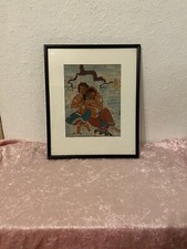 Alte Seidenmalerei -