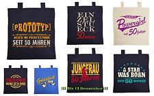 Geschenk 50.Geburtstag Geschenktasche 50 Jahre Geschenkverpackung Tragetasche