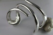 DESIGN SILBER ARMREIF MASSIVER SILBER ARMREIFEN 925 SILBER / 653