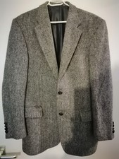 Harris Tweed Jacke Schurwolle