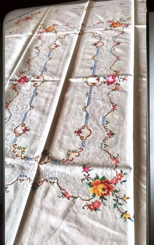 Tischdecke feine florale - tischdecke-feine,