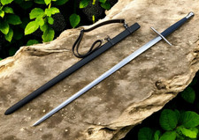 Handgeschmiedetes zweischneidiges mittelalterliches Langschwert 1095...