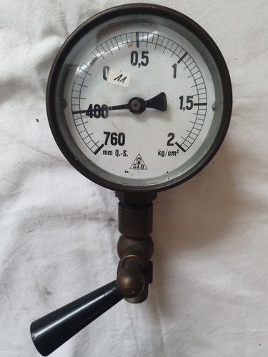 Antikes manometer messing - antikes,