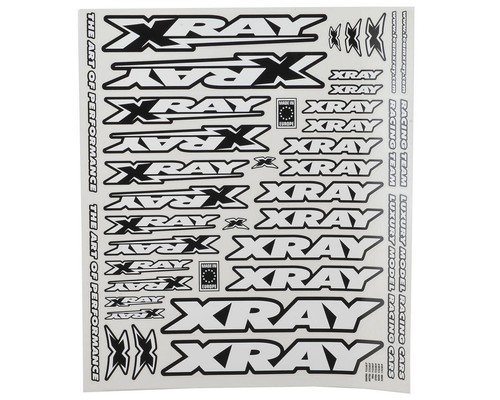 Xray karosserieaufkleber weiß - karosserieaufkleber,
