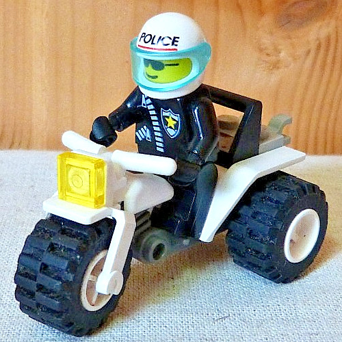 Lego police polizei motorrad - police,