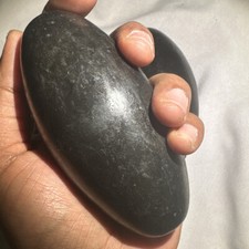 4” Black Shiva Lingam stone
