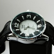 TOM WATCH 4D, TOM BAUER,  Uhr, 50 M , 5 ATM, Schwarz, Quarz Miyota Uhrwerk Japan
