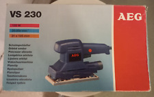 AEG elektrischer Schwingschleifer VS 230 OVP Schleifpapier Bedienungsanleitung