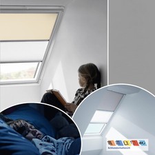 VELUX Verdunkelungsrollo Plus Plissee GGL GPL..GGU GPU GHU...GIU hellbeige 1085