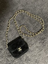 CHANEL Micro Samt Tasche