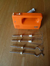 Handrührgerät/Mixer Privileg orange mit Zubehör (Produkt aus der DDR)