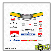 Decal ayrton senna - f1,