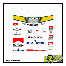 F1 Decal 1:18 Ayrton Senna