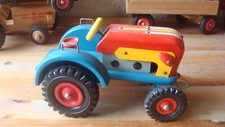 alter DDR holz Traktor