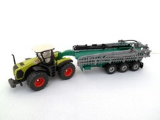 SIKU Farmer 1827, Claas Xerion mit Fasswagen, 1:87, neuwertig oh. OVP