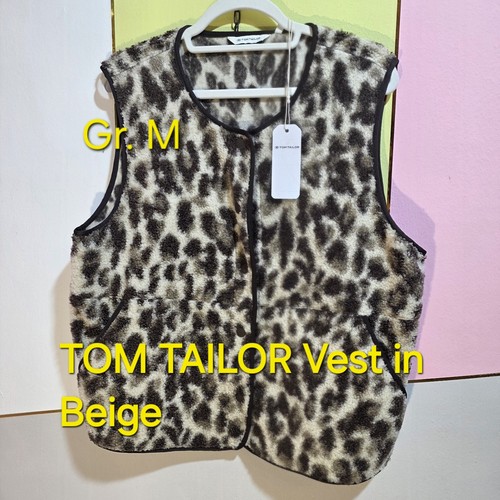 Tom tailor vest - beige, damen