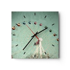 Modern Wanduhr 30x30cm Analog