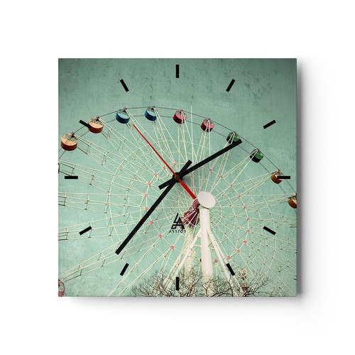 Modern wanduhr 30x30cm analog - wanduhr,