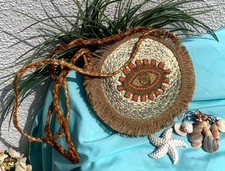 Hippie Bast Jute Bag Runde