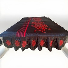 Bettüberwurf  Tagesdecke Kissen Neu Satin Bettware