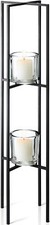 Blomus Standleuchter NERO schwarz - Kerzenhalter / Teelichthalter 90 cm