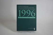 Jahressammlung der Postwertzeichen der BRD mit Ersttagsstempel Bonn 1996 