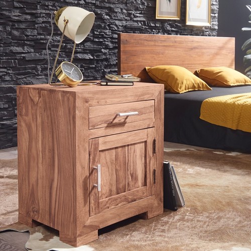 Finebuy nachttisch massivholz - finebuy,