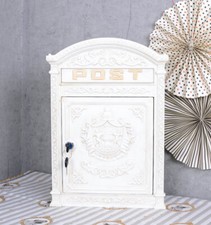 Metall Briefkasten Wandbriefkasten Landhausstil Postbox Briefbox Postkasten neu