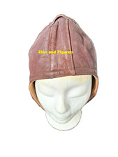 Fliegermütze Oldtimer Piloten Flieger Mütze Vintage Leder