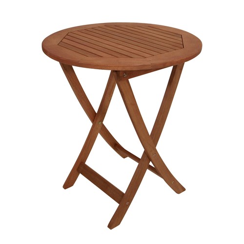 Klapptisch holz eukalyptus - klapptisch, Ø