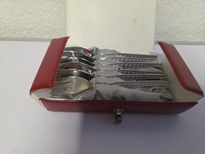 DDR  Besteck 6 Kuchengabeln im