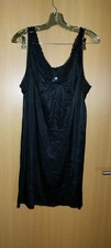 Damen Unterkleid Schwarz Mit