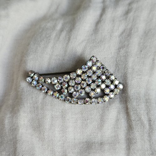 Vintage brosche geschwungene - vintage,