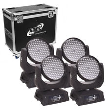 ETEC LED Moving Head ML108 Washlight Set mit Flightcase Selflock Haken TOURPACK