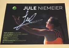 Jule Niemeier Original signierte Autogrammkarte Autogramm Karte Tennis #20