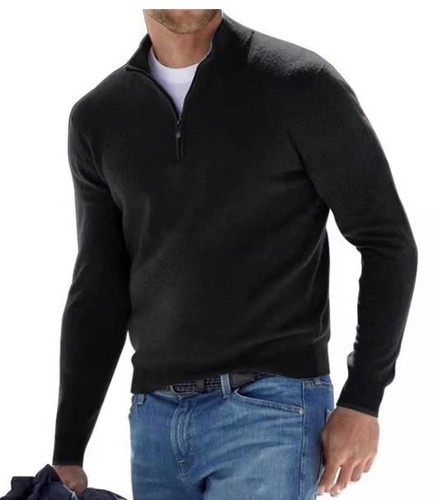 Merino herrenpullover mit - merino,