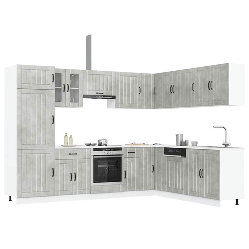 Tlg küchenschrank set - 14-tlg.,