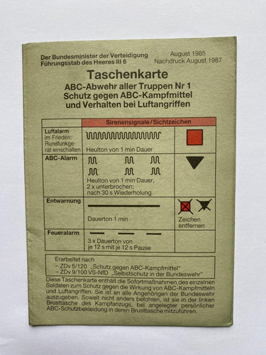 Bundeswehr taschenkarte - bundeswehr,