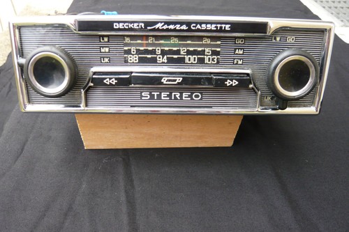 Becker monza cassette stereo - becker,