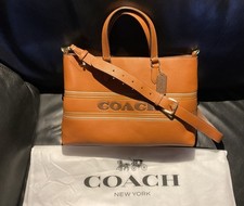 Coach Tasche Cognac Braun
