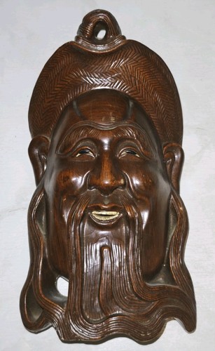 Mask wandmaske holz - mask, deko