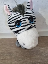 Big Heads Zebra KUSCHELTIER Plüschtier Kinder Spielzeug Tier Geschenk 