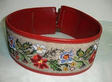 alter Trachtengürtel, Ranzen - Perlengürtel - super