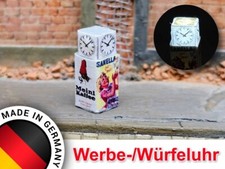 Beleuchtete Würfeluhr