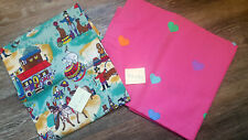 2 x Kinderstoffe - Vintage - Retro - 80er Stoffe/Stoffpaket  ? 70x135 & 95x95