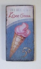 Schild, Werbeschild "TRY OUR