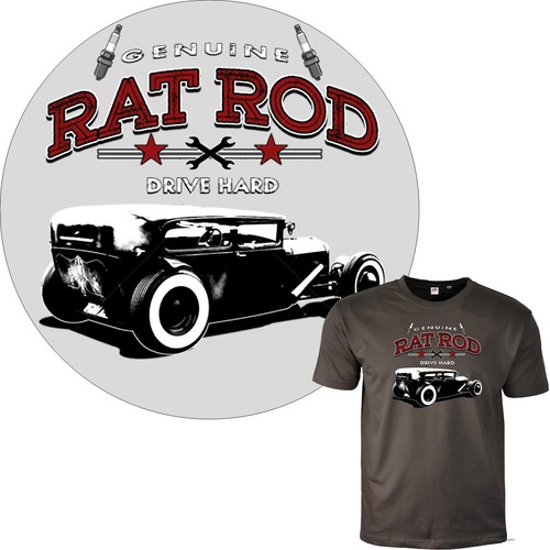 Hot rod shirt auto - rod,