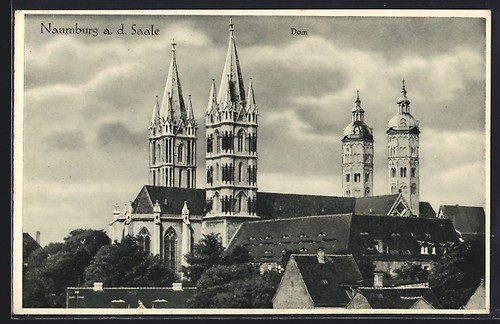 Ansichtskarte naumburg d - ansichtskarte,
