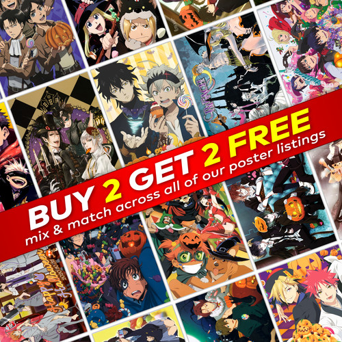 Halloween anime poster - anime,